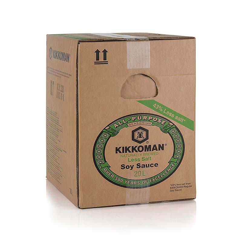 SOY SAUCE LESS SALT 20L KIKKOMAN SOY SAUCE LESS SALT 20L KIKKOMAN